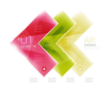 Ok iş Infographic şablonu