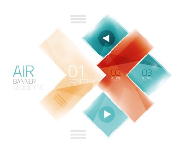 Ok iş Infographic şablonu