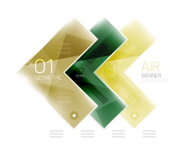 Ok iş Infographic şablonu