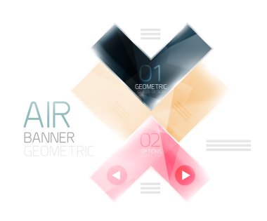 Parlak renk gerçekçi okları