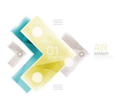 Parlak renk gerçekçi okları