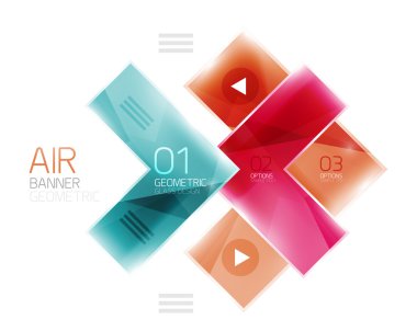 Parlak renk gerçekçi okları