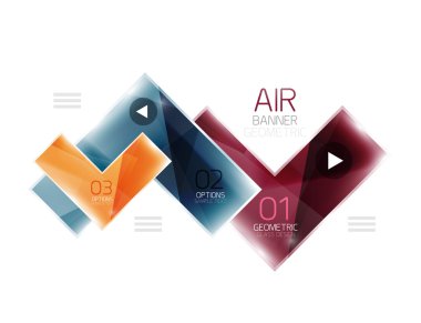 Parlak renk gerçekçi okları