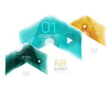 Hava hafif parlak tasarım ok. Web bilgi kutusu veya kullanıcı arabirimi menü öğesi