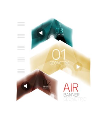 Hava hafif parlak tasarım ok. Web bilgi kutusu veya kullanıcı arabirimi menü öğesi