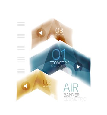 Hava hafif parlak tasarım ok. Web bilgi kutusu veya kullanıcı arabirimi menü öğesi