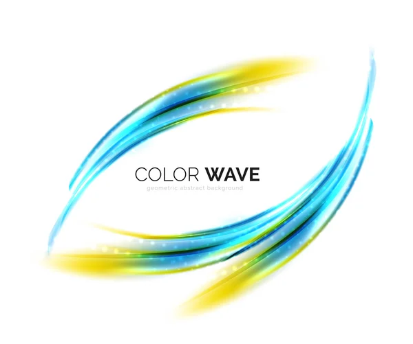 Elegant light smooth wave — Stock Vector