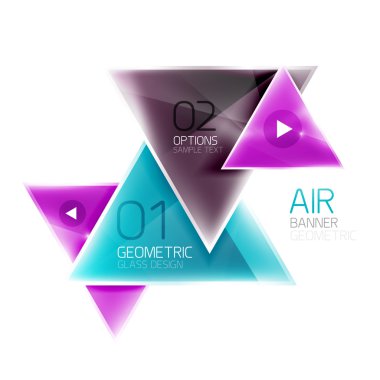 Hava üçgen arka plan