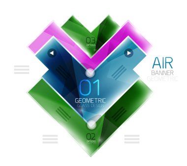 Ok iş Infographic şablonu