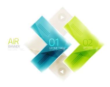 Parlak renk gerçekçi okları