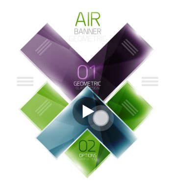 Cam ok tasarım şablonu