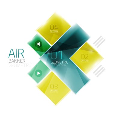 Ok iş Infographic şablonu