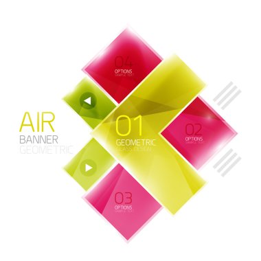 Ok iş Infographic şablonu