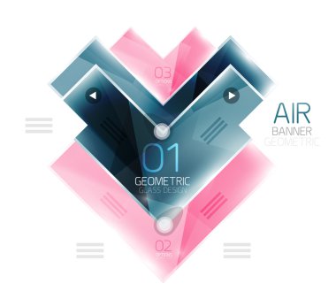 Ok iş Infographic şablonu