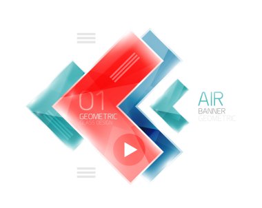 Ok iş Infographic şablonu