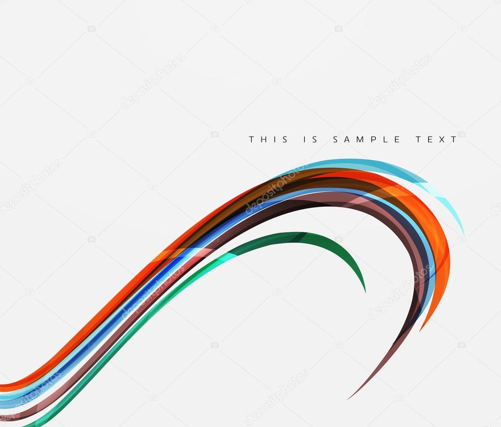 Strisce Di Colore Con Effetti Di Luce Splendente Priorità