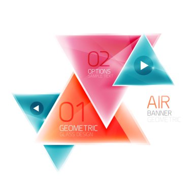 Hava üçgen arka plan