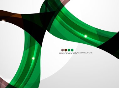 Yaprak şekli dalga arka plan