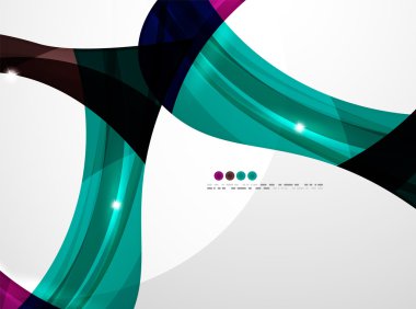 Yaprak şekli dalga arka plan