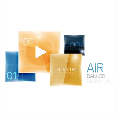 İş kare geometrik diyagramı