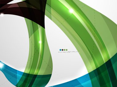 Pürüzsüz dalga satır arka plan