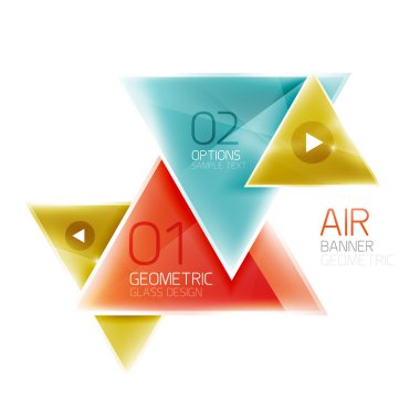 Hava üçgen arka plan