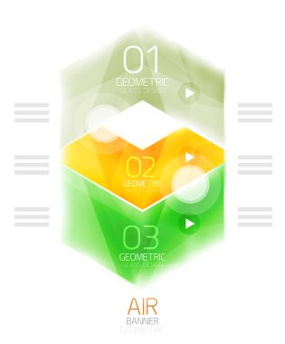 Hava hafif parlak tasarım ok. Web bilgi kutusu veya kullanıcı arabirimi menü öğesi