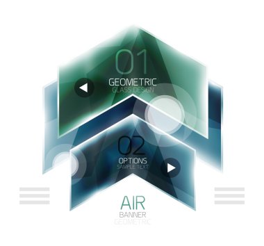 Hava hafif parlak tasarım ok. Web bilgi kutusu veya kullanıcı arabirimi menü öğesi