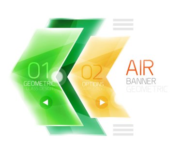 Hava hafif parlak tasarım ok. Web bilgi kutusu veya kullanıcı arabirimi menü öğesi