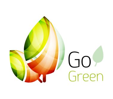 soyut yaprak simgesi