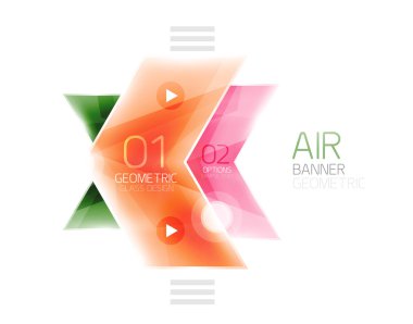 Hava hafif parlak tasarım ok. Web bilgi kutusu veya kullanıcı arabirimi menü öğesi