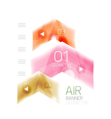 Hava hafif parlak tasarım ok. Web bilgi kutusu veya kullanıcı arabirimi menü öğesi