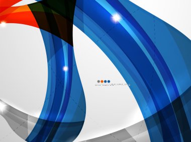 Pürüzsüz dalga satır arka plan