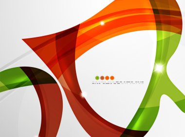 Yaprak şekli dalga arka plan