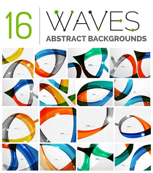 Conjunto de fundos abstratos suaves —  Vetores de Stock