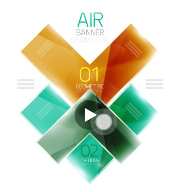 Cam ok tasarım şablonu