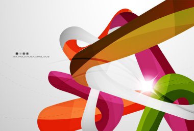 Arka plan dalga iş kurumsal şablon