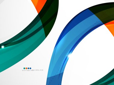 Pürüzsüz dalga satır arka plan