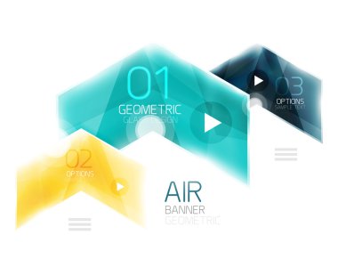 Hava hafif parlak tasarım ok. Web bilgi kutusu veya kullanıcı arabirimi menü öğesi