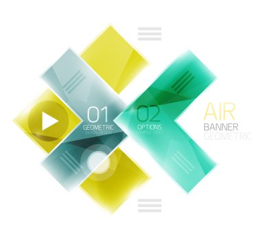 Parlak renk gerçekçi okları