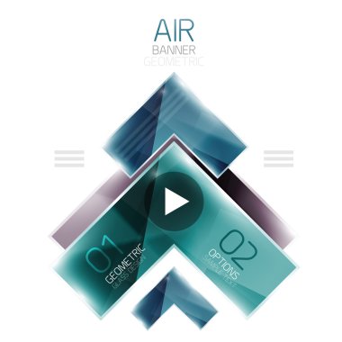 Parlak renk gerçekçi okları