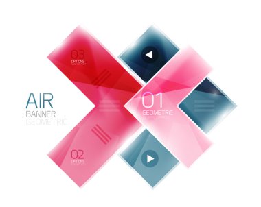 Parlak renk gerçekçi okları