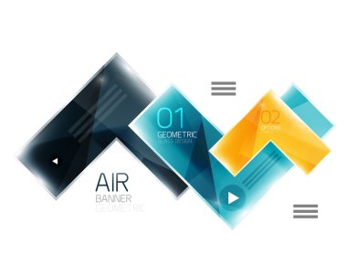 Parlak renk gerçekçi okları