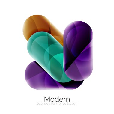 Parlak yuvarlak düğmeler infographics arka plan