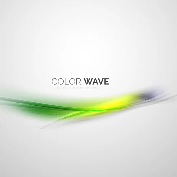 光沢のある色の波 — ストックベクタ