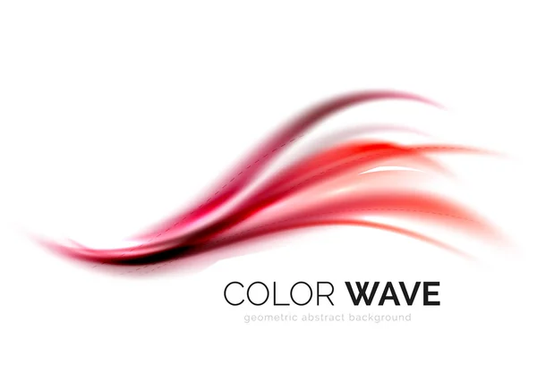 Abstract color wave design element — Stock Vector