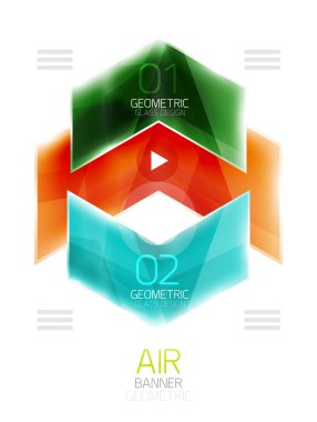 Hava hafif parlak tasarım ok. Web bilgi kutusu veya kullanıcı arabirimi menü öğesi