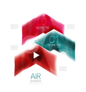 Hava hafif parlak tasarım ok. Web bilgi kutusu veya kullanıcı arabirimi menü öğesi