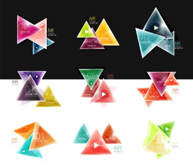 Hava üçgen arka plan