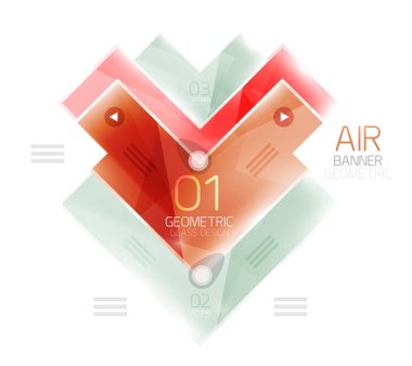 Parlak renk gerçekçi okları